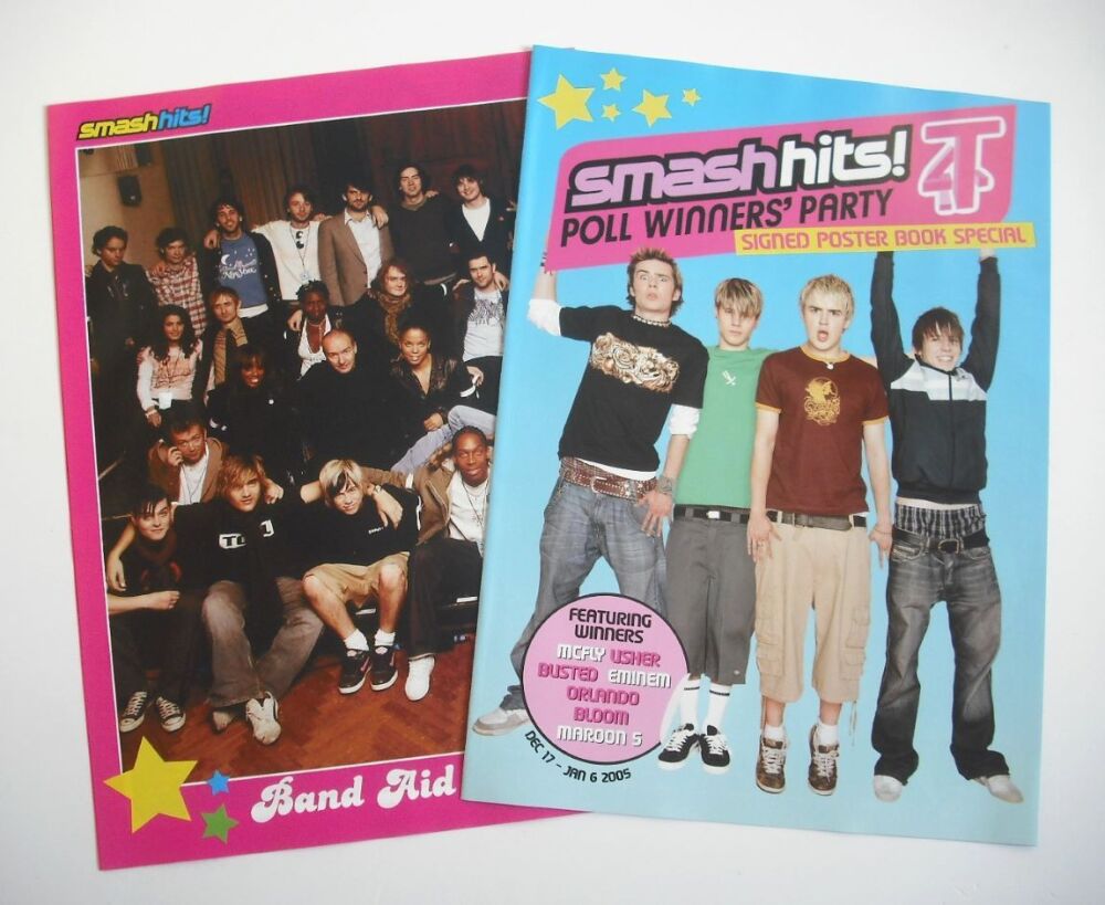 Smash Hits magazine - Let's Party cover (17 December 2004 - 6 January 2005)