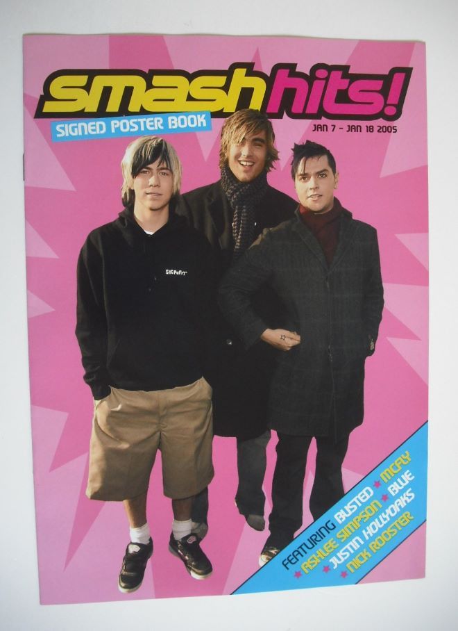 Smash Hits magazine - McFly cover (7-18 January 2005)