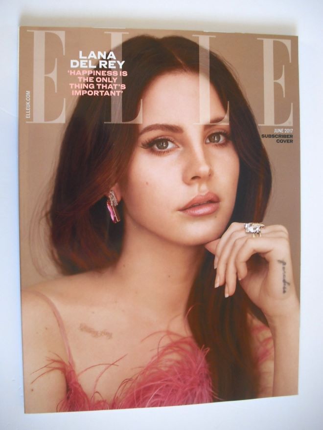 British Elle magazine - June 2017 - Lana Del Rey cover (Subscriber's Edition)