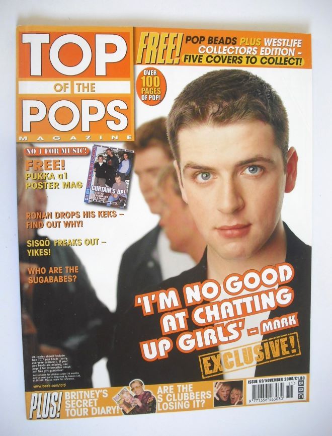 Top Of The Pops magazine - Mark Feehily cover (November 2000)