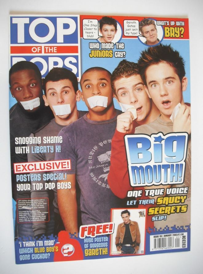 Top Of The Pops magazine - One True Voice cover (January 2003)