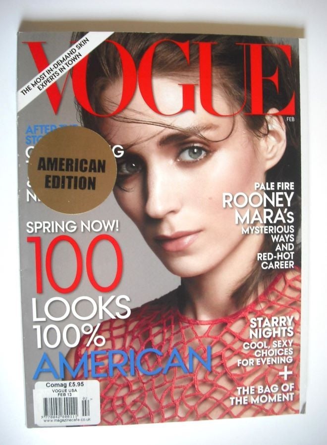 <!--2013-02-->US Vogue magazine - February 2013 - Rooney Mara cover