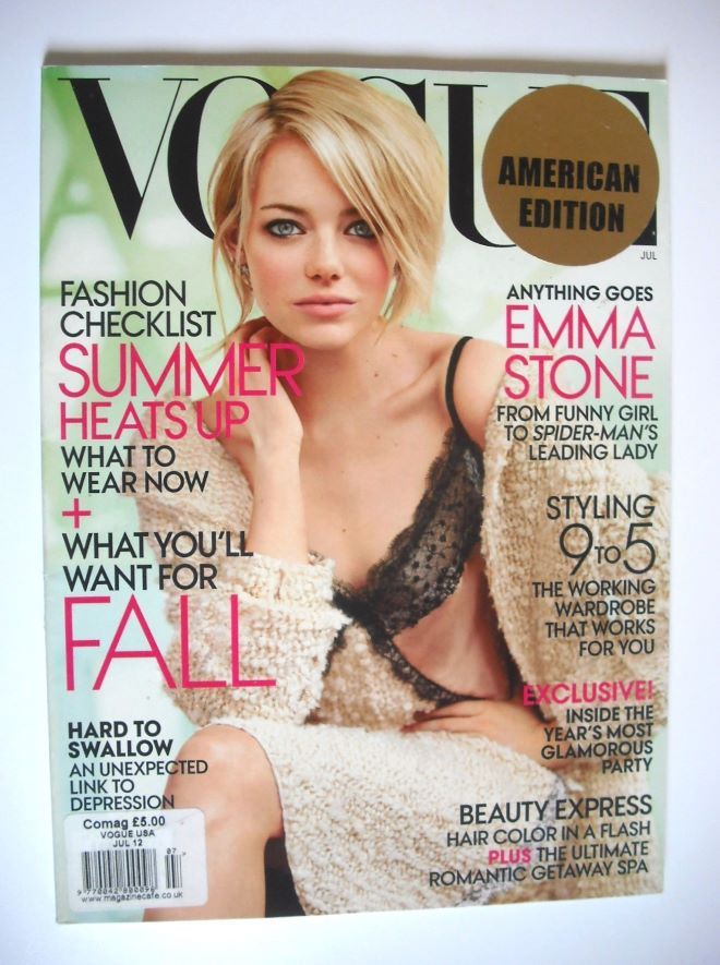 <!--2012-07-->US Vogue magazine - July 2012 - Emma Stone cover