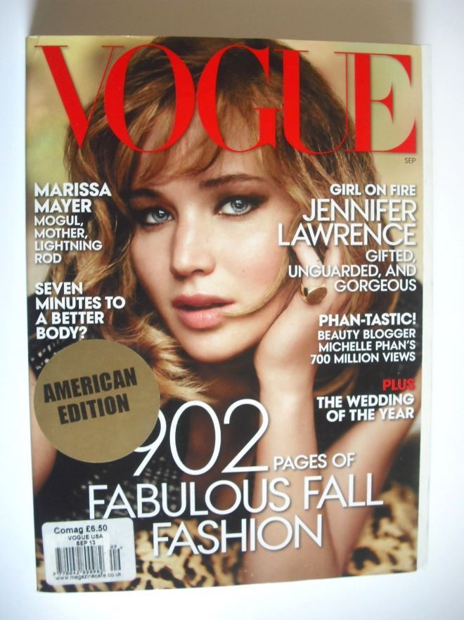 <!--2013-09-->US Vogue magazine - September 2013 - Jennifer Lawrence cover