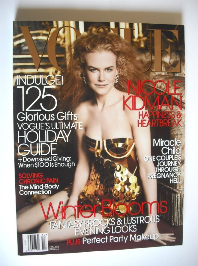 US Vogue magazine - December 2006 - Nicole Kidman cover