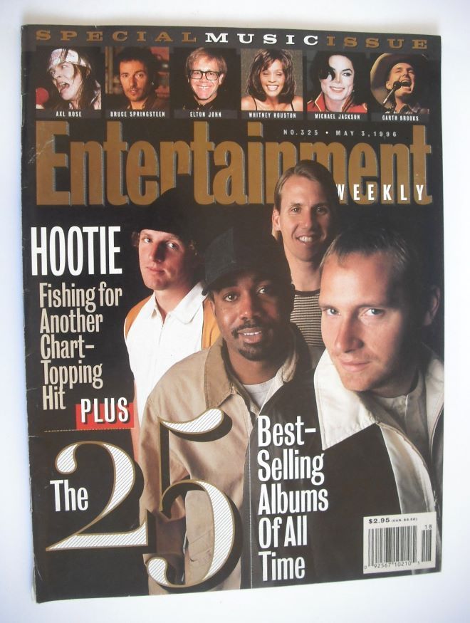 Entertainment Weekly magazine - Hootie & the Blowfish cover (3 May 1996)