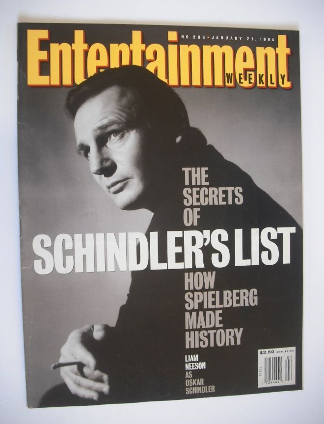 Entertainment Weekly magazine - Liam Neeson cover (21 January 1994)