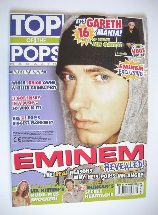 Top Of The Pops magazine - Eminem cover (September 2002)