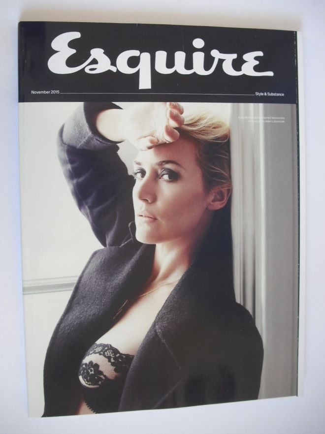 Esquire magazine - Kate Winslet cover (November 2015 - Subscriber's Issue)