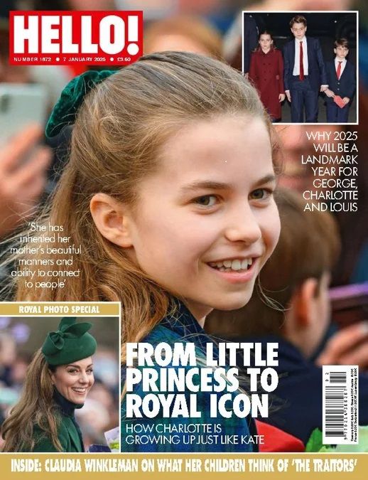 Hello! magazine - Princess Charlotte cover (7 January 2025 - Issue 1872)
