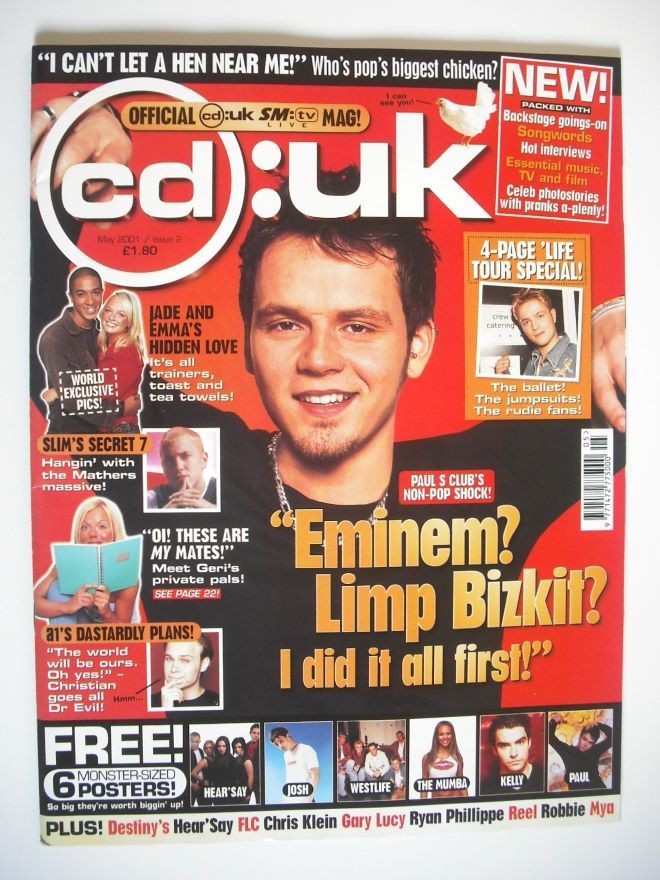 cd:uk magazine - Paul Cattermole cover (May 2001)