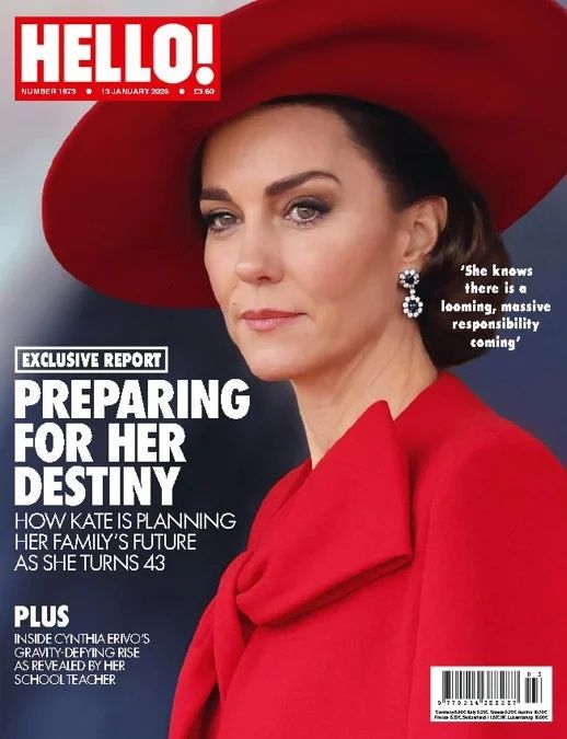 Hello! magazine - Kate Middleton cover (13 January 2025 - Issue 1873)