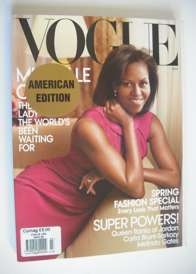 US Vogue magazine - March 2009 - Michelle Obama cover