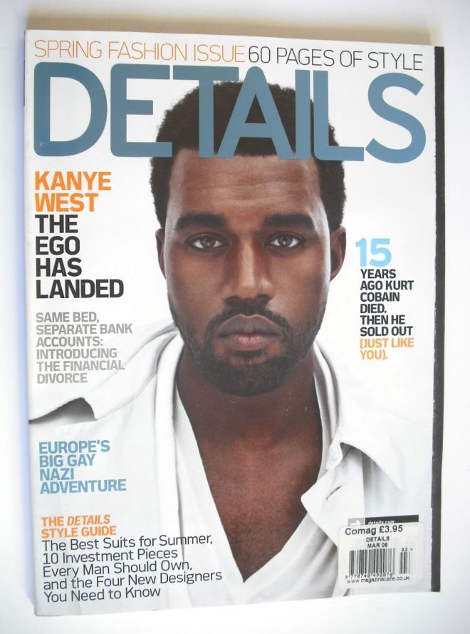 Details magazine - March 2009 - Kanye West cover
