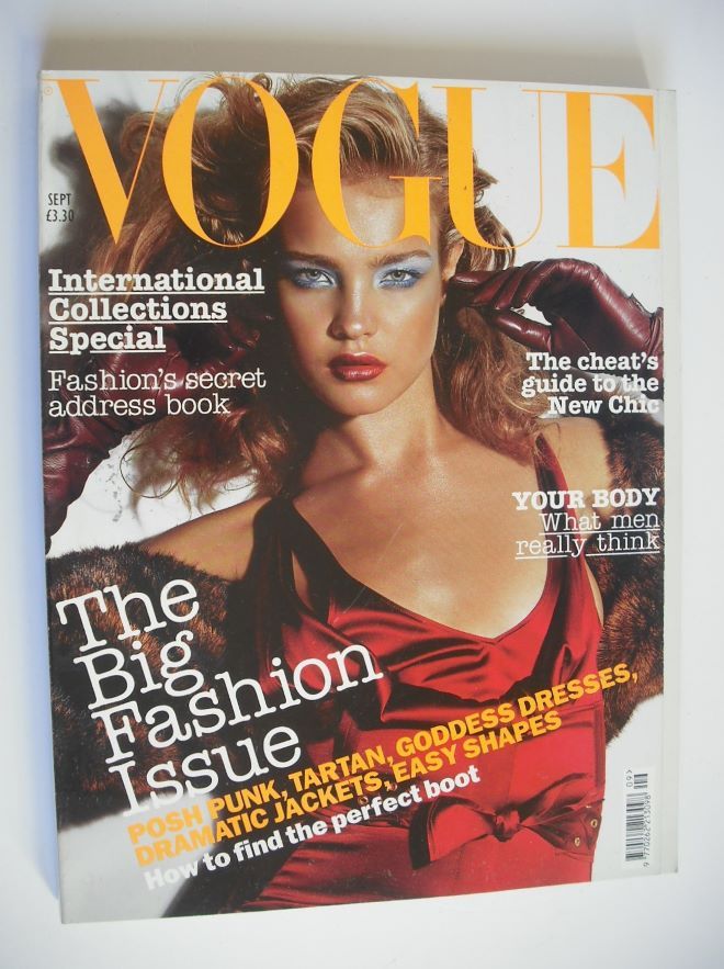 British Vogue magazine - September 2003 - Natalia Vodianova cover