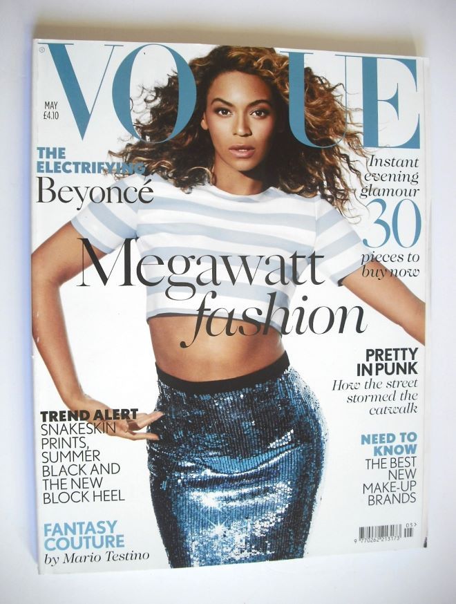 British Vogue magazine - May 2013 - Beyonce Knowles cover
