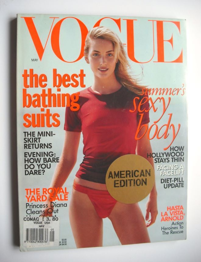 US Vogue magazine - May 1997 - Georgina Grenville cover