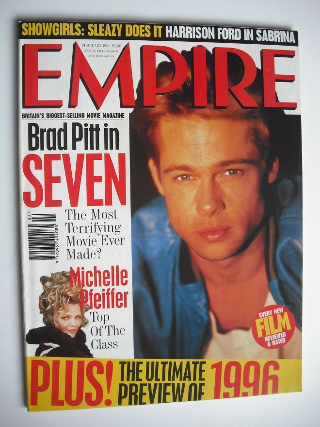 Empire magazine - Brad Pitt cover (February 1996 - Issue 80)