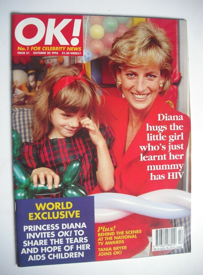 OK! magazine - Princess Diana cover (20 October 1996 - Issue 31)