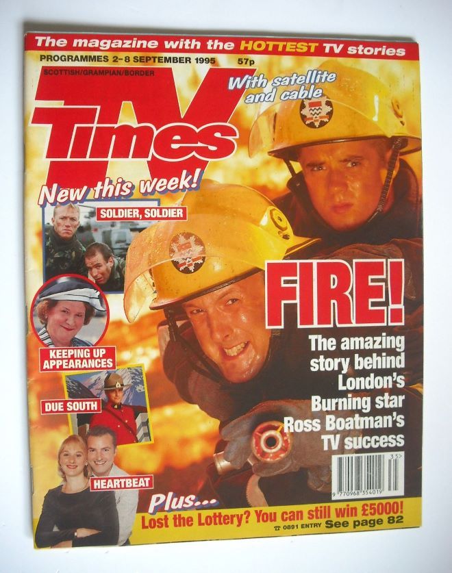 TV Times magazine - London's Burning cover (2-8 September 1995)