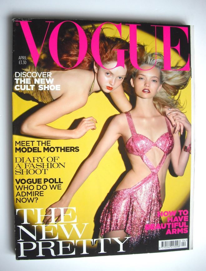 <!--2004-04-->British Vogue magazine - April 2004 - Lily Cole and Gemma War