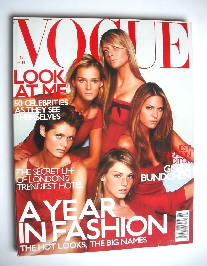 British Vogue magazine - January 2001