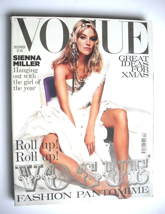 <!--2004-12-->British Vogue magazine - December 2004 - Sienna Miller cover