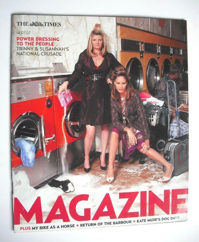 The Times magazine - Trinny Woodall & Susannah Constantine cover (14 July 2007)