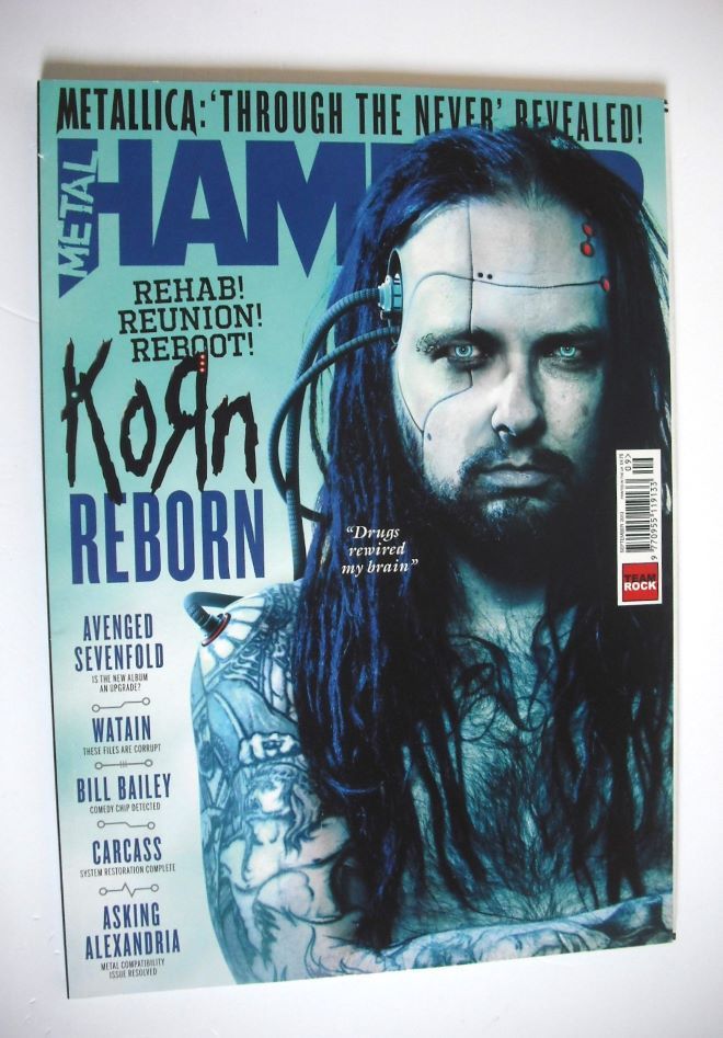 <!--2013-09-->Metal Hammer magazine - Korn cover (September 2013)