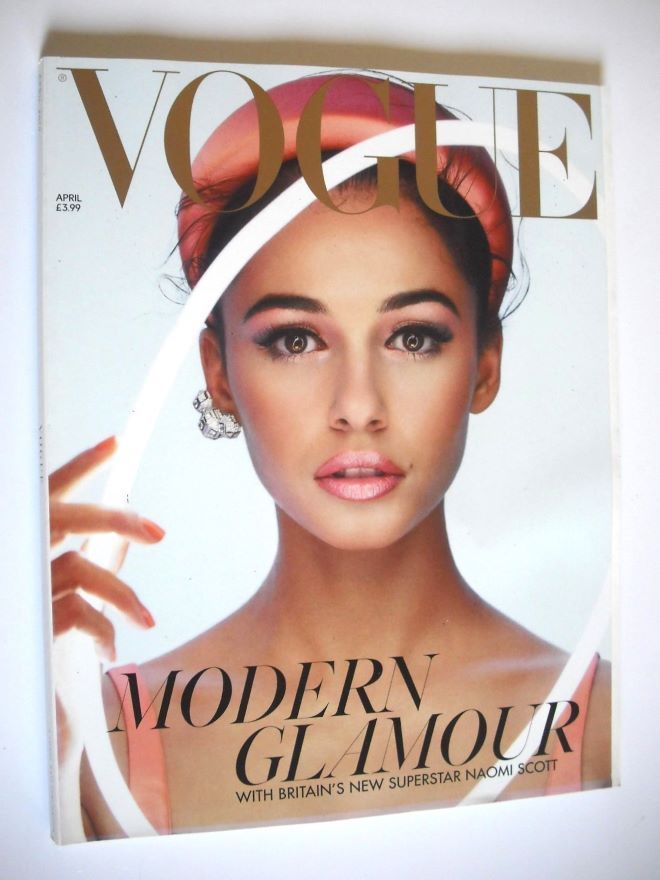 <!--2019-04-->British Vogue magazine - April 2019 - Naomi Scott cover