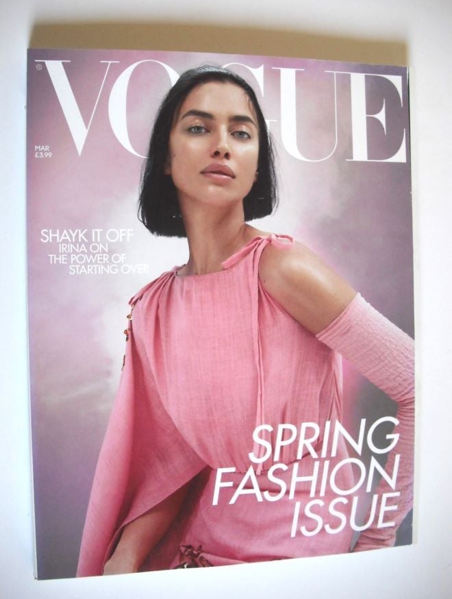 <!--2020-03-->British Vogue magazine - March 2020 - Irina Shayk cover