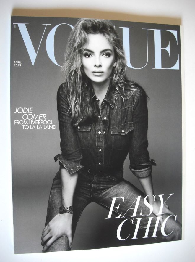 British Vogue magazine - April 2020 - Jodie Comer cover (Subscriber's Issue)