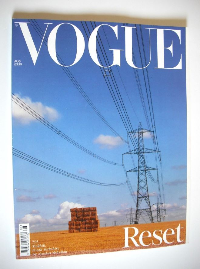 British Vogue magazine - August 2020 - Reset cover