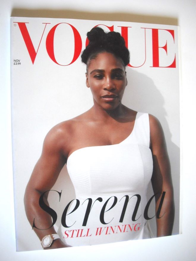 <!--2020-11-->British Vogue magazine - November 2020 - Serena Williams cove