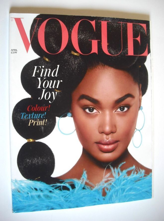 British Vogue magazine - April 2021 - Precious Lee cover