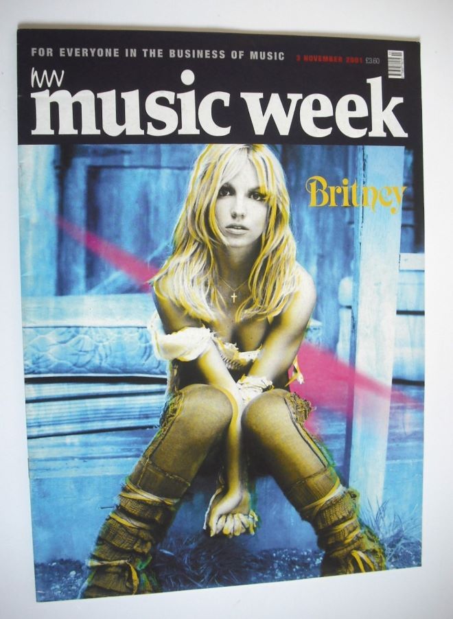 Music Week magazine - Britney Spears cover (3 November 2001)