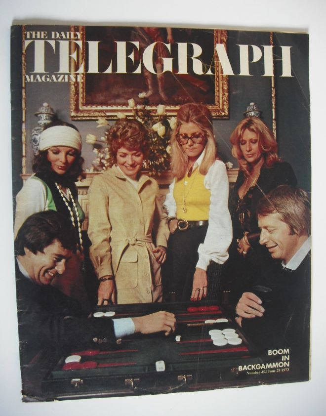 The Daily Telegraph magazine - Boom In Backgammon cover (29 June 1973)