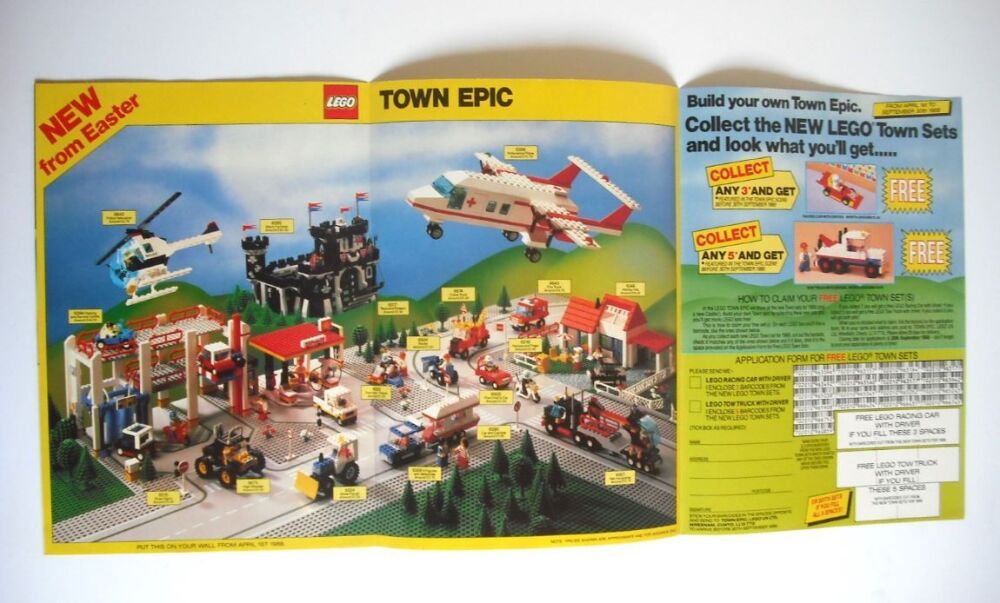 Lego advertisement leaflet (1988)