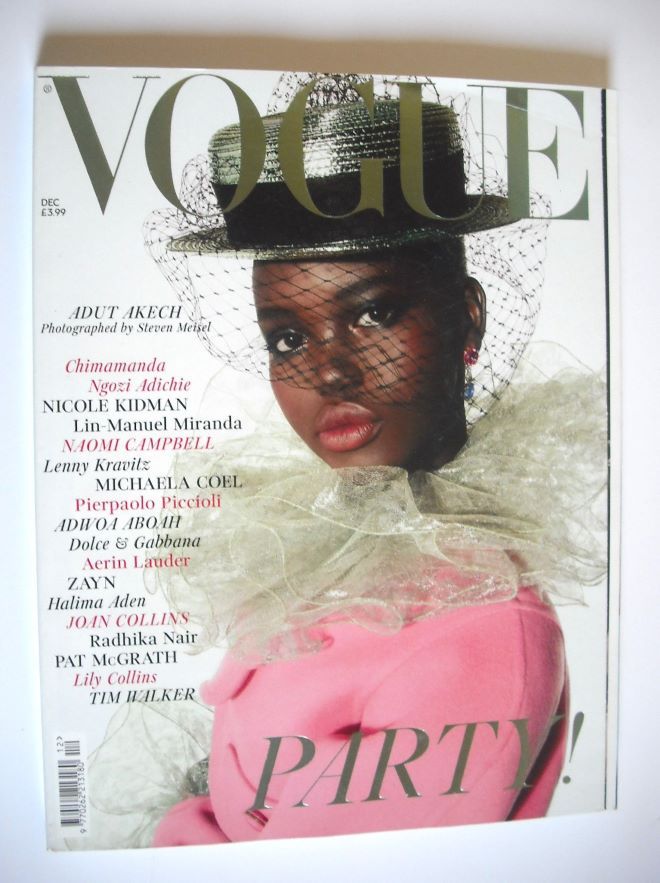 British Vogue magazine - December 2018 - Adut Akech cover