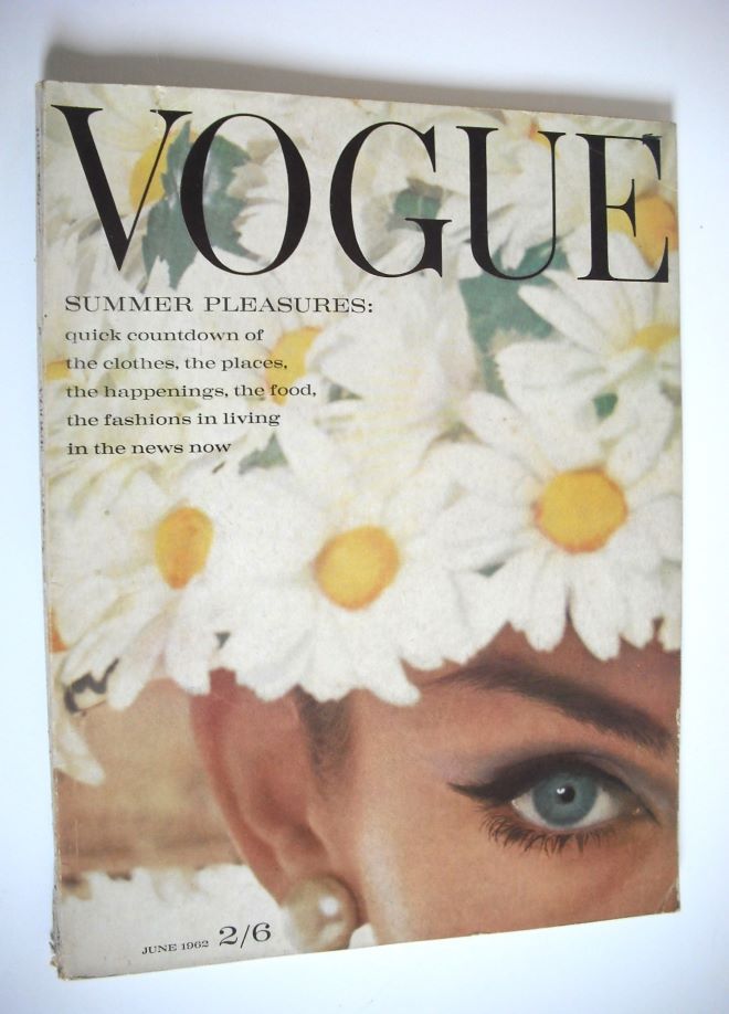 <!--1962-06-->British Vogue magazine - June 1962 (Jean-Shrimpton cover)