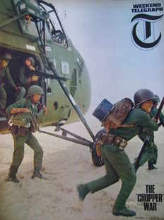 Weekend Telegraph magazine - The Chopper War cover (23 April 1965)