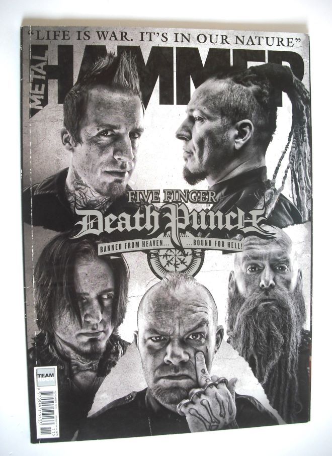 Metal Hammer magazine - Five Finger Death Punch cover (November 2013)