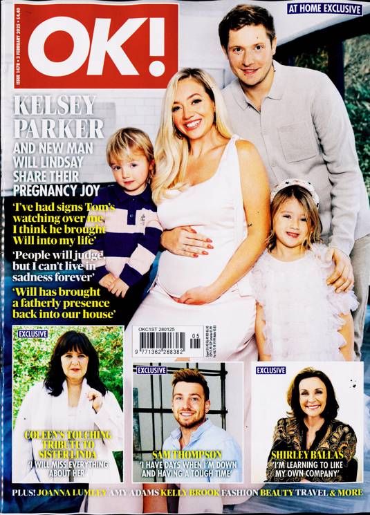 OK! magazine - Kelsey Parker and Family cover (3 February 2025 - Issue 1478)
