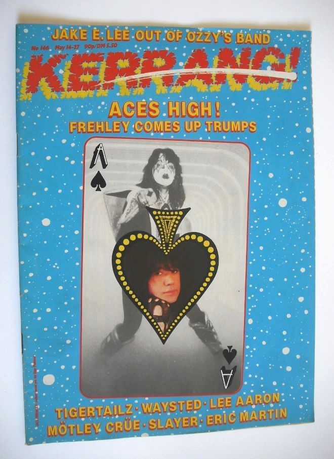 Kerrang magazine - Lee Aaron cover (14-27 May 1987 - Issue 146)