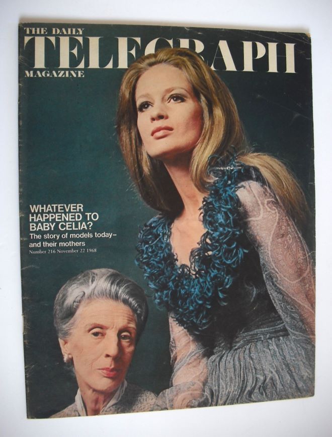 The Daily Telegraph magazine - Celia Hammond cover (22 November 1968)