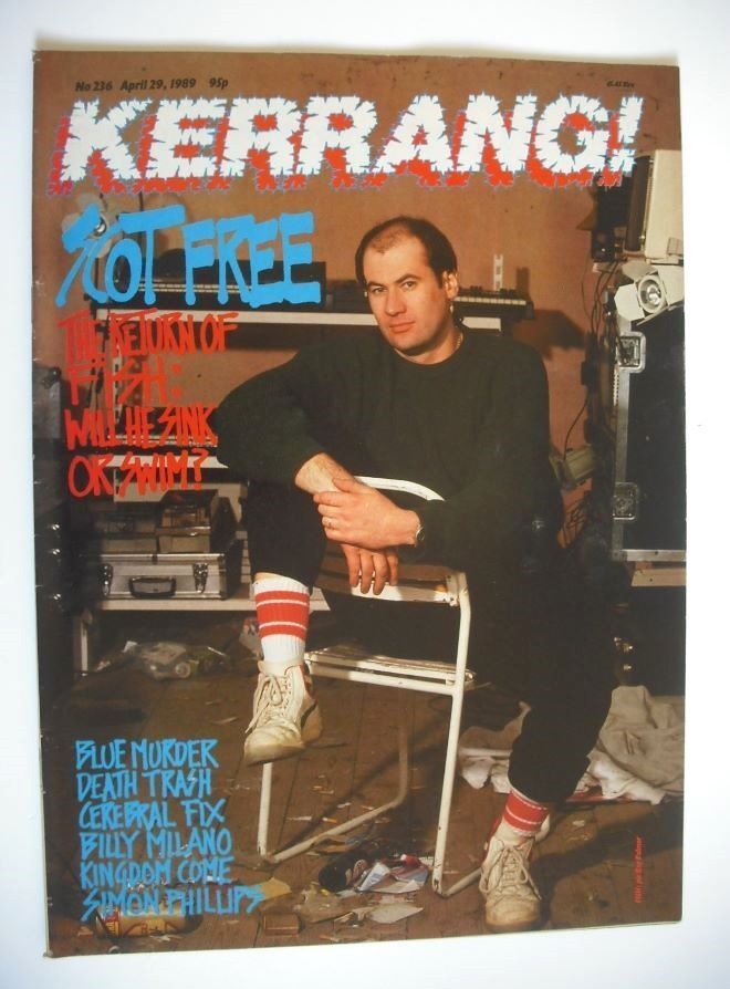 Kerrang magazine - Fish cover (29 April 1989 - Issue 236)