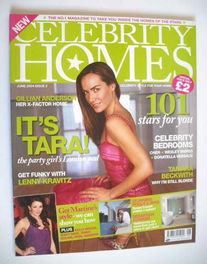 Celebrity Homes magazine - Tara Palmer-Tomkinson cover (June 2004)