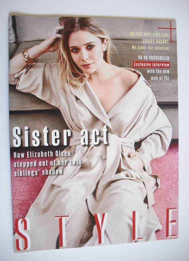 Style magazine - Elizabeth Olsen cover (24 April 2016)