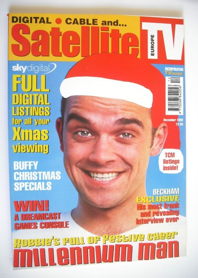 Digital, Cable & Satellite TV Europe magazine - Robbie Williams cover (December 1999)