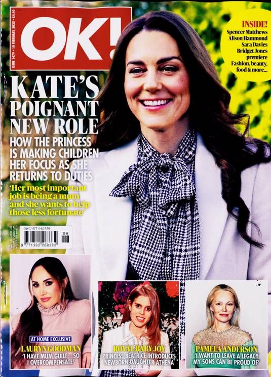 OK! magazine - Kate Middleton cover (10 February 2025 - Issue 1479)